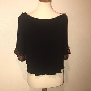 Beautiful black off shoulders blouse